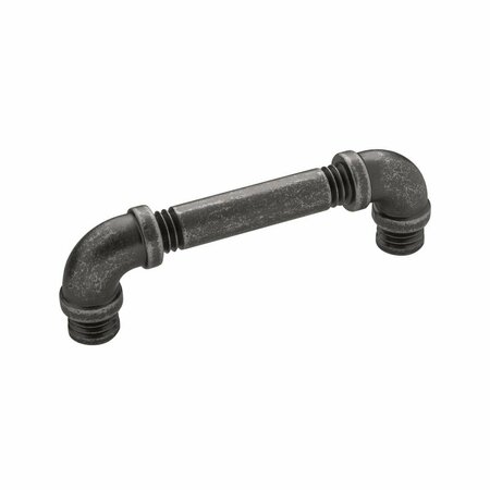 BELWITH PRODUCTS 96 mm Centre to Centre Pipeline Cabinet Pull, Black Nickel Vibed BWHH076011 BNV